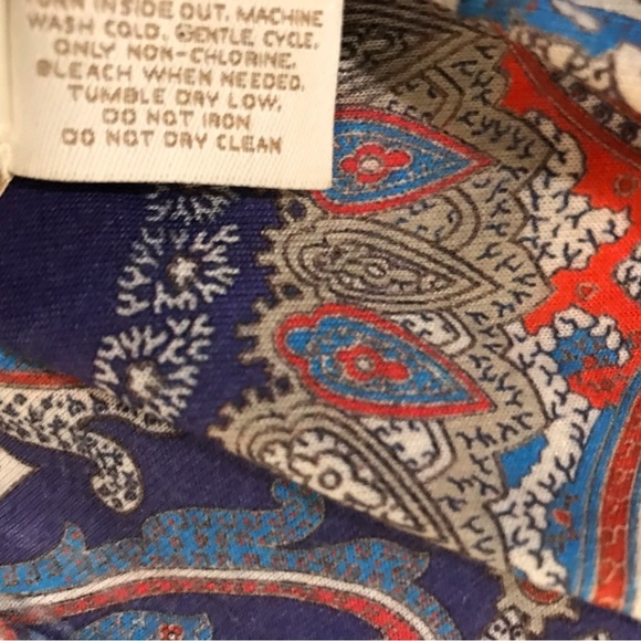 Chicos Blouse Blue Size 1 - Picture 7 of 10